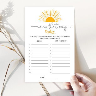 Minimalistische Sonnenbezeichnung für ein Baby-Dus