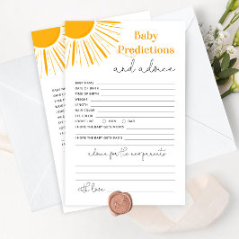 Minimalistische Sonnenkarte