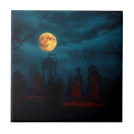 Minimalistische Spinnennetz-Halloween-Keramikflies Fliese