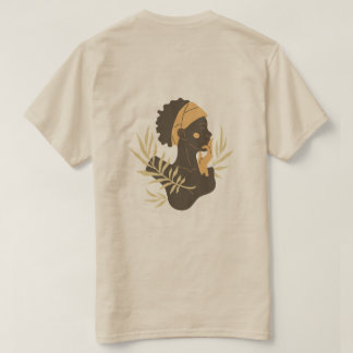 Minimalistische Stammes-Silhouetten-Kunst T-Shirt