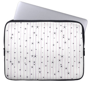 Minimalistische Sternen-Laptop-Hülle Laptopschutzhülle
