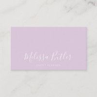 Minimalistische stilvolle Kalligraphie-Pastelllila