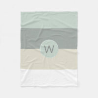 Minimalistische Streifen mit Monogramm beruhigen