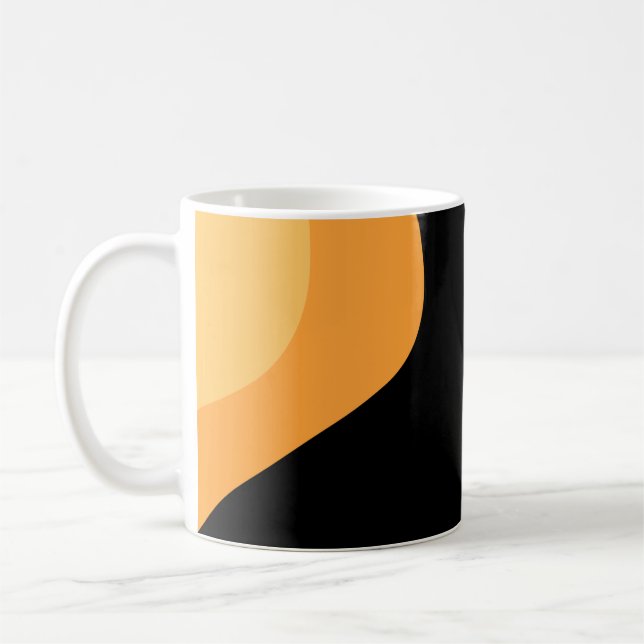 Minimalistische Swoosh-Tasse Kaffeetasse (Links)