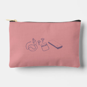 Minimalistische Tech- und Kabelorganizer-Hülle Zubehörtasche