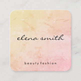 Minimalistische Textur Quadratische Visitenkarte