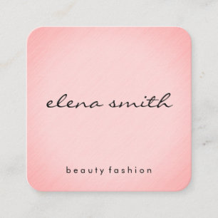 Minimalistische Textur Quadratische Visitenkarte