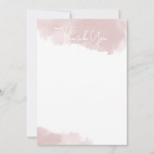 Minimalistische Tinte Wash Danke Karte