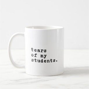 Minimalistische Tränen meiner Schüler Kaffee-Tasse Kaffeetasse
