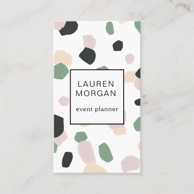 Minimalistische Traumkarte Visitenkarte (Vorderseite)