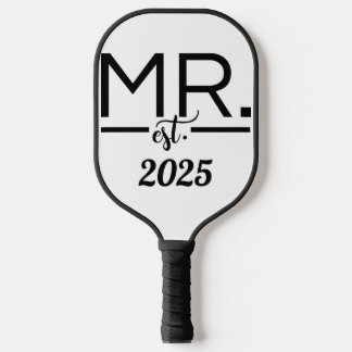 Minimalistische Trauzeugen Pickleball Paddle