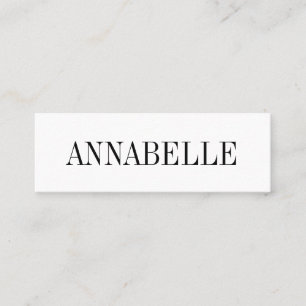 Minimalistische trendy moderne Geschäftskarten Mini Visitenkarte