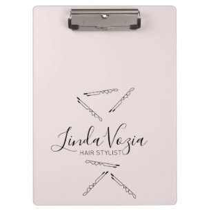 Minimalistische Treppe Stylische Linie Art Hair Klemmbrett