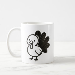 Minimalistische Türkei - Spielbares Tintenbird-Des Kaffeetasse