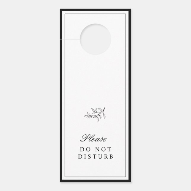 Minimalistische Türverkleidung an der Grenze Türanhänger (Vorderseite)