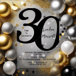 Minimalistische Typografie 30. 30. Geburtstags-Par Acryleinladungen<br><div class="desc">Einfach,  minimalistisch und so elegant und elegant,  diese "30" Typografie 30. Geburtstag Einladung ist sicher,  die anspruchsvollsten Empfänger zufrieden zu stellen. Für das Party des Jahres gibt es keinen besseren Weg zu sagen: "Lasst uns feiern!"</div>