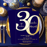 Minimalistische Typografie 30. 30. Geburtstags-Par Folieneinladung<br><div class="desc">Einfach,  minimalistisch und so elegant und elegant,  diese "30" Typografie 30. Geburtstag Einladung ist sicher,  die anspruchsvollsten Empfänger zufrieden zu stellen. Für das Party des Jahres gibt es keinen besseren Weg zu sagen: "Lasst uns feiern!"</div>