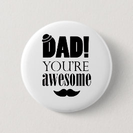 Minimalistische Typografie-Grafik zum Vatertag! Button
