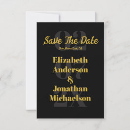 Minimalistische Typografie Save The Date