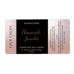 Minimalistische Typografie Schwarze Rose