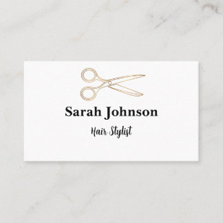 Minimalistische Typografie-Visitenkarte Visitenkarte