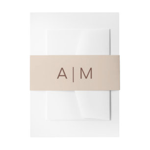 Minimalistische Typografie Wedding Boho Terracotta Einladungsbanderole