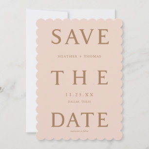 Minimalistische Typografie Wedding Save the Data I Einladung