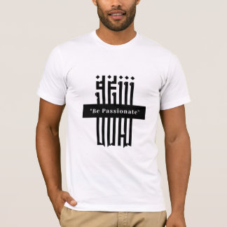 Minimalistische Typografie Weiße Tri-Blend T-Shirt