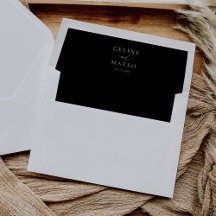 Minimalistische Umschlag-Auskleidung, monochrome A