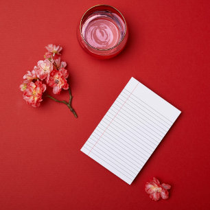 Minimalistische Uni schrieb Post-it Klebezettel