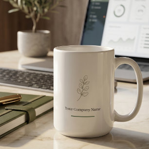 Minimalistische Unternehmens-Kaffeetasse für Mitar Kaffeetasse