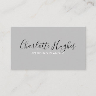 Minimalistische Unterschrift Visitenkarte