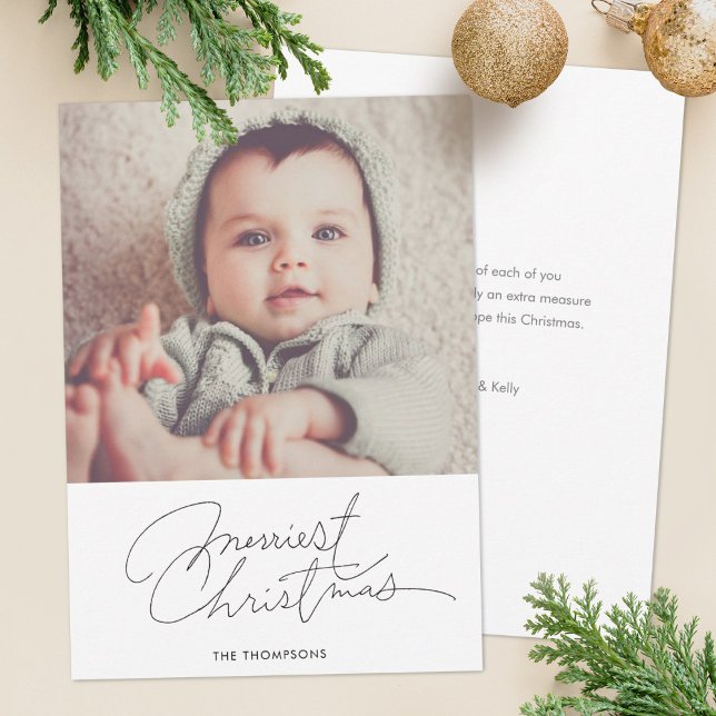 Minimalistische Urlaubskarte Feiertagskarte (Von Creator hochgeladen)