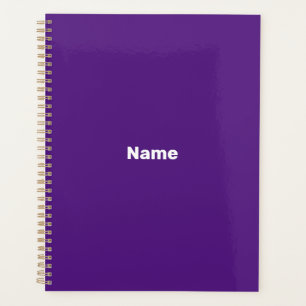 Minimalistische Veilchenschrift lila Jahr Planer