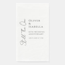 Minimalistische Verlängerung des Versprechens 10. Serviette