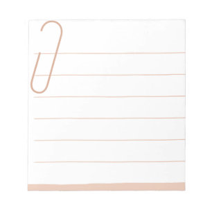 Minimalistische Vintage Linde Cool Notizblock