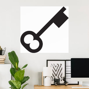 Minimalistische Vintage Silhouette Poster