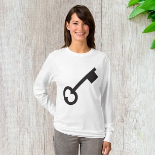 Minimalistische Vintage Silhouette T-Shirt