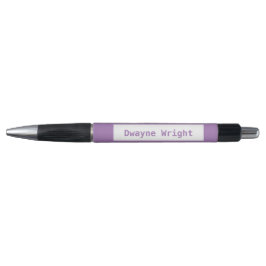 Minimalistische violette lila und weiße Farbe Kugelschreiber