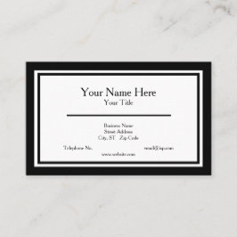 Minimalistische Visitenkarte