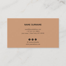 Minimalistische Visitenkarte