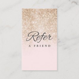 Minimalistische Visitenkarte Empfehlungskarte