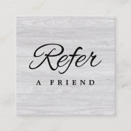 Minimalistische Visitenkarte Empfehlungskarte