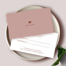 Minimalistische Visitenkarte