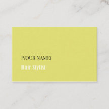 Minimalistische Visitenkarte für Hairstylisten