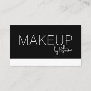 Minimalistische Visitenkarte für Make-up-Unternehm