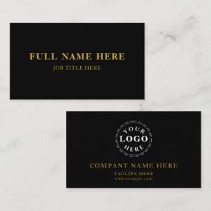 Minimalistische Visitenkarte mit Name, Titel und L