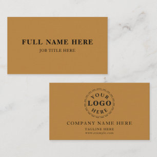 Minimalistische Visitenkarte mit Name, Titel und L