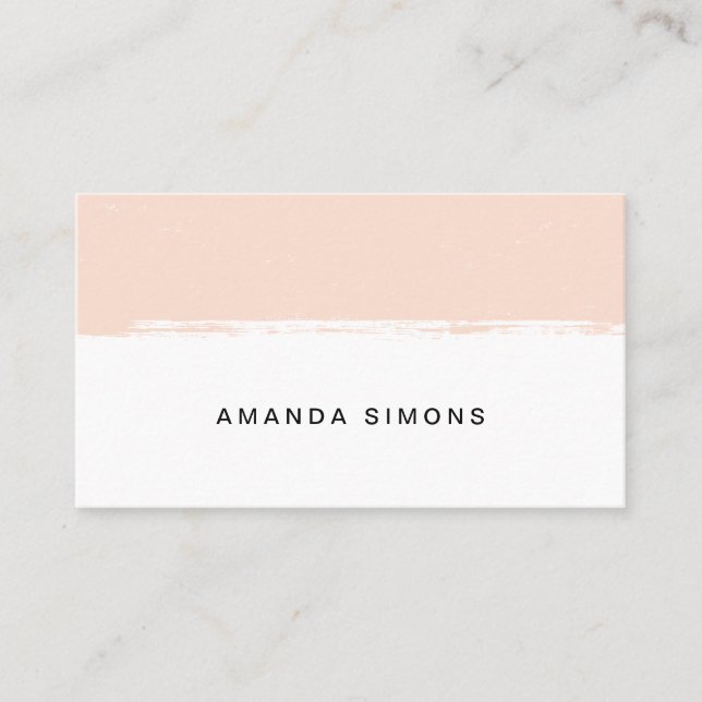 Minimalistische Visitenkarten Visitenkarte (Vorderseite)