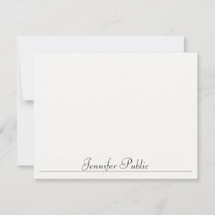 Minimalistische Vorlage Moderne Typografie fühlt s